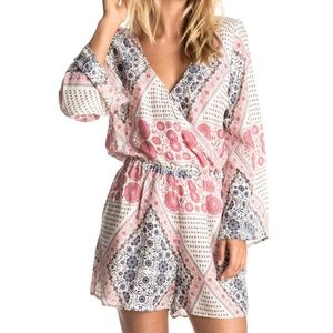 Roxy Midnight Clear Romper Pink M